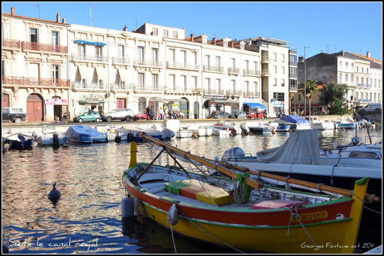 T3 Avec Terrasse Avec Vue Exceptionnelle Sur Les Quais De Sete Appartement Buitenkant foto